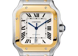 Cartier Santos W2SA0009 (2025) - Zilver wijzerplaat 40mm Staal