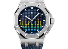 Audemars Piguet Royal Oak Offshore 77600TI.OO.A343CA.01 (2025) - Blue dial 37 mm Titanium case