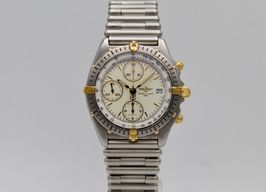 Breitling Chronomat 81950 (1990) - White dial 39 mm Gold/Steel case