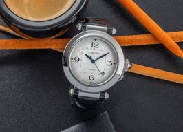 Cartier Pasha WSPA0010 (Onbekend (willekeurig serienummer)) - Zilver wijzerplaat 41mm Staal