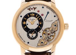 Glashütte Original PanoInverse XL 1-66-01-01-01-05 (Unknown (random serial)) - Silver dial 43 mm Rose Gold case