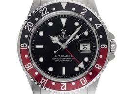 Rolex GMT-Master II 16710 (1998) - Zwart wijzerplaat 40mm Staal