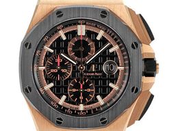 Audemars Piguet Royal Oak Offshore 26401RO.OO.A002CA.02 (2018) - Black dial 44 mm Rose Gold case