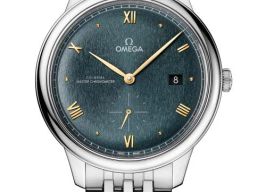Omega De Ville 434.10.41.20.10.001 (2026) - Turquoise wijzerplaat 41mm Staal