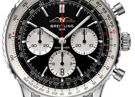 Breitling Navitimer 1 B01 Chronograph AB0138211B1A1 (2024) - Zwart wijzerplaat 43mm Staal