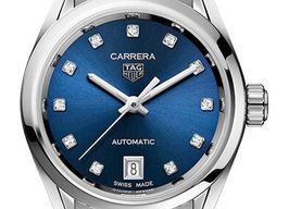 TAG Heuer Carrera Lady WBN2413.BA0621 (2026) - Blauw wijzerplaat 29mm Staal