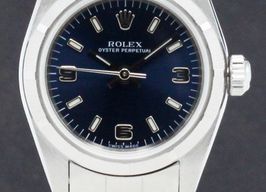 Rolex Oyster Perpetual 76030 (2000) - Blauw wijzerplaat 26mm Staal