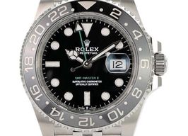 Rolex GMT-Master II 126710GRNR (2025) - Zwart wijzerplaat 40mm Staal