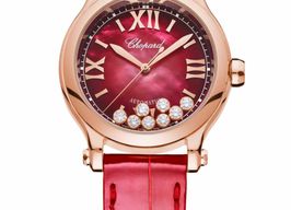 Chopard Happy Sport 275378-5005 (2024) - Pearl dial 33 mm Rose Gold case