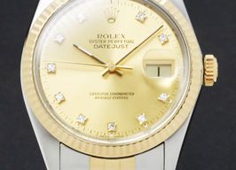 Rolex Datejust 36 16013 (1988) - Goud wijzerplaat 36mm Goud/Staal