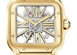 Cartier Santos WHSA0042 (2026) - Transparant wijzerplaat 40mm Geelgoud