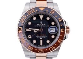 Rolex GMT-Master II 126711CHNR (2019) - Zwart wijzerplaat 40mm Goud/Staal