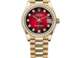 Rolex Datejust 31 278288RBR (2025) - Rood wijzerplaat 31mm Geelgoud