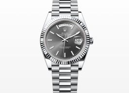 Rolex Day-Date 40 228236 (2023) - Grey dial 40 mm Platinum case