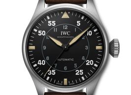 IWC Big Pilot IW329701 (2023) - Zwart wijzerplaat 43mm Titanium