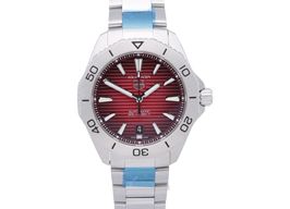 TAG Heuer Aquaracer WBP2114.BA0627 (2024) - Red dial 40 mm Steel case