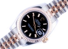 Rolex Lady-Datejust 179171 (2005) - Zwart wijzerplaat 26mm Goud/Staal