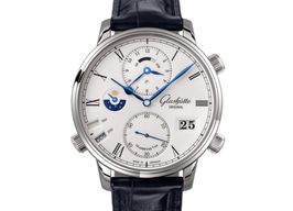 Glashütte Original Senator Cosmopolite 1-89-02-01-04-30 (2024) - Silver dial 44 mm White Gold case