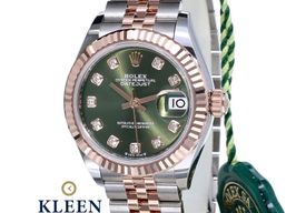 Rolex Lady-Datejust 279171 (2023) - Green dial 28 mm Steel case