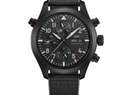 IWC Pilot Double Chronograph IW371815 (2025) - Zwart wijzerplaat 44mm Titanium