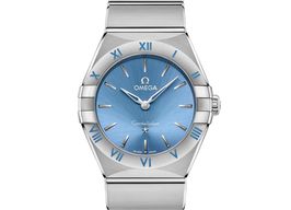 Omega Constellation Quartz 131.10.28.60.03.001 (2024) - Blauw wijzerplaat 28mm Staal