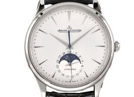 Jaeger-LeCoultre Master Ultra Thin Moon Q1368430 (2024) - Zilver wijzerplaat 39mm Staal