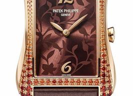 Patek Philippe Gondolo 4962/200R-001 (2024) - Bruin wijzerplaat 29mm Roségoud