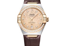 Omega Constellation 131.28.29.20.58.001 (2025) - Yellow dial 29 mm Gold/Steel case