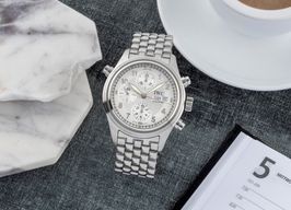 IWC Pilot Chronograph IW371301 (2000) - Black dial 42 mm Steel case