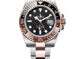 Rolex GMT-Master II 126711CHNR (Onbekend (willekeurig serienummer)) - Zwart wijzerplaat 40mm Goud/Staal