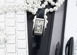 Cartier Tank Américaine WSTA0016 (2021) - Wit wijzerplaat 35mm Staal