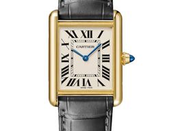 Cartier Tank Louis Cartier WGTA0067 (2025) - Wit wijzerplaat 34mm Geelgoud