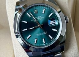 Rolex Datejust 41 126300 (2025) - Groen wijzerplaat 41mm Staal