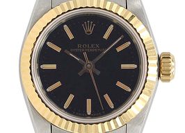 Rolex Oyster Perpetual 67193 (Unknown (random serial)) - 26 mm Gold/Steel case