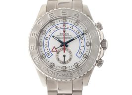 Rolex Yacht-Master II 116689 (2012) - White dial 44 mm White Gold case