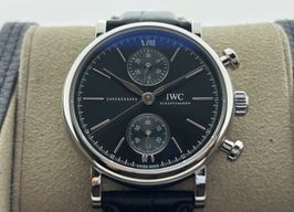 IWC Portofino Chronograph IW391405 (2014) - Groen wijzerplaat 39mm Staal