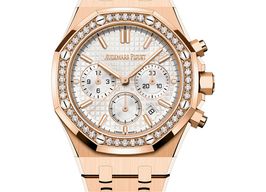 Audemars Piguet Royal Oak Chronograph 26715OR.ZZ.1356OR.01 (2025) - Silver dial 38 mm Rose Gold case