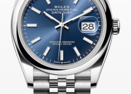 Rolex Datejust 36 126200 (2022) - Blue dial 36 mm Steel case