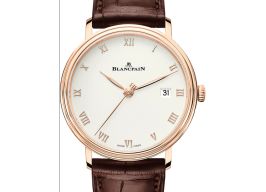 Blancpain Villeret Ultra-Slim 6224-3642-55B (2026) - Wit wijzerplaat 39mm Roodgoud