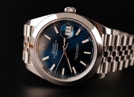 Rolex Datejust 41 126300 (2021) - Blue dial 48 mm Steel case