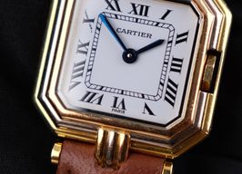 Cartier Trinity 66002 (Onbekend (willekeurig serienummer)) - Wit wijzerplaat 22mm Geelgoud