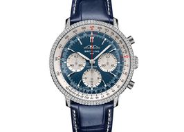 Breitling Navitimer 1 B01 Chronograph AB0139631C1P1 (2025) - Blauw wijzerplaat 41mm Staal