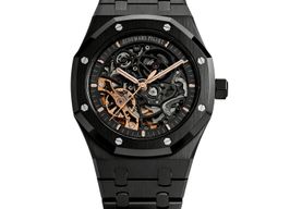 Audemars Piguet Royal Oak Double Balance Wheel Openworked 15416CE.OO.1225CE.01 (2023) - Transparent dial 41 mm Ceramic case