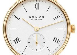 NOMOS Ludwig 33 210 (2026) - White dial 33 mm Yellow Gold case