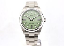 Rolex Oyster Perpetual 41 134300 (2025) - Groen wijzerplaat 41mm Staal
