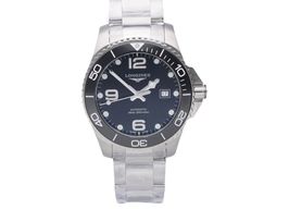 Longines HydroConquest L3.782.4.56.6 (2026) - Zwart wijzerplaat 43mm Staal