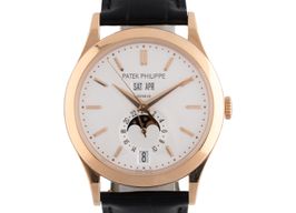 Patek Philippe Annual Calendar 5396R-011 (2015) - Silver dial 39 mm Rose Gold case