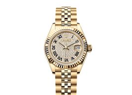 Rolex Lady-Datejust 279178 (2025) - Diamant wijzerplaat 28mm Geelgoud