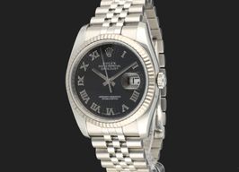 Rolex Datejust 36 116234 (2010) - Zwart wijzerplaat 36mm Staal