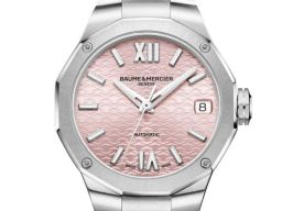 Baume & Mercier Riviera M0A10675 (2023) - Pink dial 33 mm Steel case